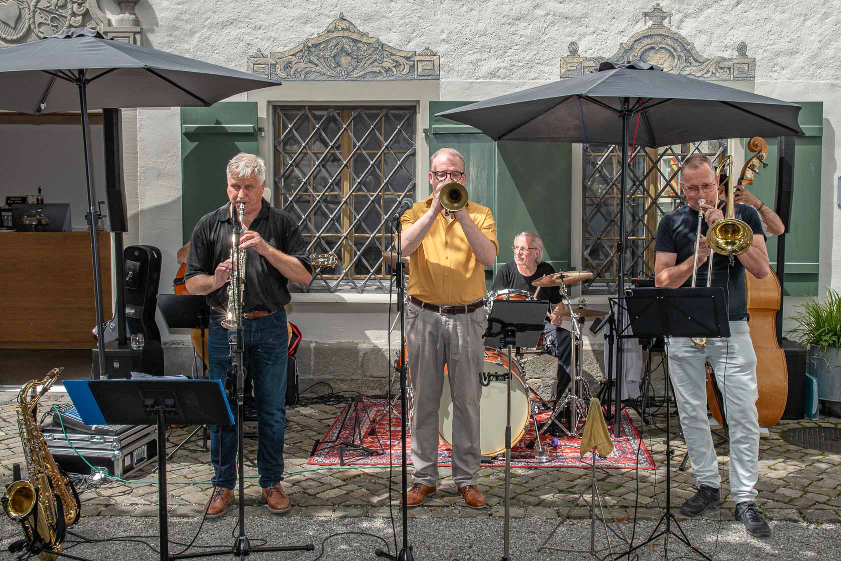 Gartenkonzert mit Dixieland im Museum Prestegg